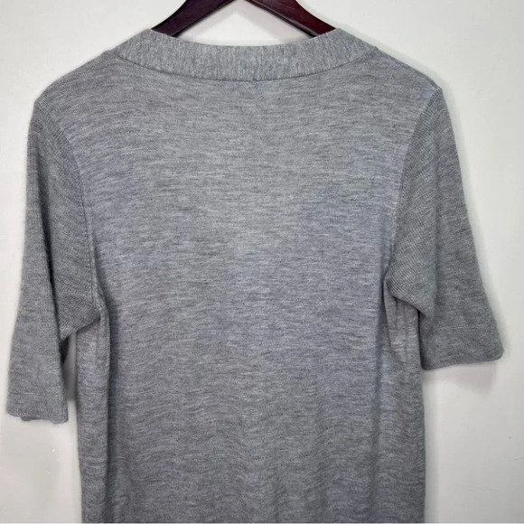 Eileen Fisher Grey 100% Cashmere Duster Cardigan Size S - Picture 4 of 8